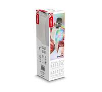 Microphone karaoké portatif BIGBEN PARTYBTMIC2WH 15W Bluetooth 5.0 4 effets LED multicolore 1800 mAh Blanc