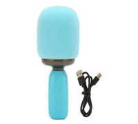 Microphone karaoké pour duo avec effets vocaux et sons magiques, haut-parleur Bluetooth 5.0, microphone sans fil portable pour l'enregistrement
