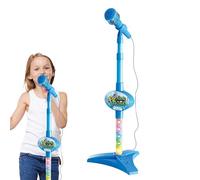 Microphone Karaoké Pour - Support De Jouets Pour Chanter, Microphone De Musique Réglable, Spectacle De Lumière Clignotante | Fonctionnalité De Son Coloré, Dispositif De Divertissement