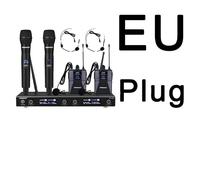 Microphone karaoké sans fil, fréquence fixe UHF, 4 canaux sans fil, prise EU 501 538