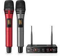 Microphone karaoké sans fil TONOR TW350 Double UHF 60 m Cardioïde