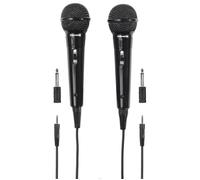 Thomson M135D Lot de 2 Microphones dynamiques pour karaoké