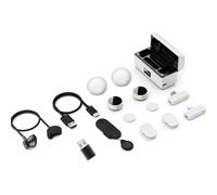 Microphone Lavalier magnétique professionnel sans fil avec boîtier de charge,réduction du bruit pour statique,téléphone,100m - Type White-Type-C-IOS-B