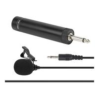 Microphone Lavalier Micro Professionnel pour Instrument à Revers pour Saxophone Erhu, Câble 5M, Noir (10 mètres de Long)