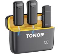 Microphone Lavalier Pour Iphone, Réduction Intelligente Du Bruit, Mini Microphone Avec Boîtier De Chargement, Autonomie 48H, Microphone Bluetooth Pour Live Streaming, Vlog, Youtube, Tiktok