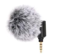 Microphone Lavalier pour Téléphone Portable, Mini-Cravate pour Enregistrement Vidéo, Réduction du Bruit, Microphone Lavalier Réglable à 90 Degrés avec Pare-Brise en éponge, (3,5