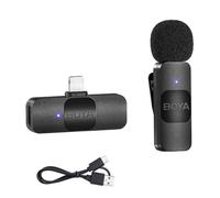 Boya Microphone lavalier sans fil BY-V1 – Mini pro iPhone/iPad/Android V2.0-Lgt