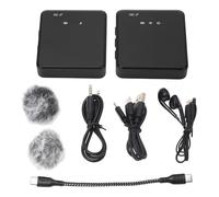 Microphone Lavalier sans fil, enregistrement sonore clair, retour d'oreille en temps réel pour les utilisateurs d'appareils photo et de smartphones