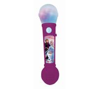 Lexibook Microphone lumineux enfant MIC80FZ - Haut-parleur, effets lumineux - Violet/Bleu
