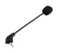 Microphone Micro Boom de Rechange, Microphone de Remplacement 3,5 mm Compatible avec HyperX Cloud 2, Cloud Core, Cloud Pro, Cloud Silver, Cloud X, Casques Gaming pour PS4, PS5, Mac, PC
