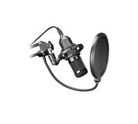 Microphone MMICPRO Noir Condensateur Streaming Ultra-haute Définition ASMR, USB