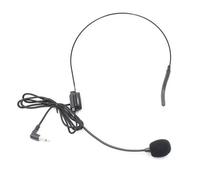 Microphone monté sur la tête, 3.5mm, casque filaire noir, pour Guide de enseignant, haut-parleur, cinéma, scène, exposition