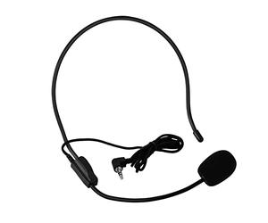 Microphone Monté Sur la Tête, Micro Serre-tête Filaire 3,5 Mm, Mini Micros à Condensateur, Microphone Mains Libres Pour Chanter, Perche Filaire Flexible Pour Amplificateur De Voix, Enseignant