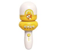 Microphone multifonction pour l'éducation de la petite enfance - Déformateur de voix, enregistrement, chant et jouet de karaoké avec musique intégrée | Matériau ABS, 3 ans et plus, instrument