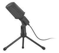 Natec Microphone ASP Cardioïde – Câble 1,8 m – Noir – Caisse