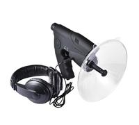 Microphone parabolique - Microphone parabolique avec zoom 8x | Microphone directionnel parabolique | Microphone directionnel à plat d'écoute pour l'enregistrement et l'observation des oiseaux