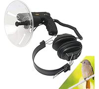Microphone parabolique portable, télescope d'écoute d'oiseaux longue distance 100 m, appareil numérique d'observation de la nature pour activités de plein air et divertissement à domicile
