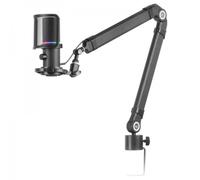 Microphone personnalisable Mars Gaming MMIC-XT - Modes cardioïde et réduction du bruit - Bras rég