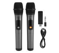 Microphone Portable Sans Fil De Qualité Professionnelle, Forme CardioïDe, Uhf, Pour Karaoké à Domicile, RéUnion, FêTe, 65,6 Pieds