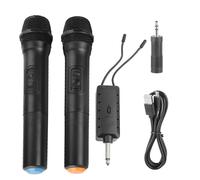 Microphone Portable Sans Fil Vhf Universel Avec RéCepteur/Antenne Pour Karaoké/RéUnion D'affaires