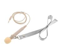 Microphone Portatif Filaire, Amplification Vocale | Bruit, Captation Omnidirectionnelle, Usage en xtérieur, Couleur Beige