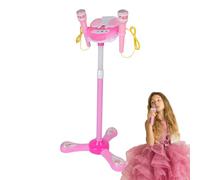 Microphone pour avec Stand | Toy Microphone de Machine à karaoké pour | Playset Microphhone Debout réglable avec Fonction Musicale pour Chanter Pragation à Domicile.