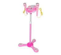 Microphone pour avec support - Microphone machine à karaoké, ensemble de jeu pour , microphone debout pour , jouets de microphone avec support pour la maison