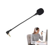 Microphone pour Casque | 3,5 mm Microphone Flexible Replacement | Game, Protable Headset Accessories for Family, Friends, Home Remote Work