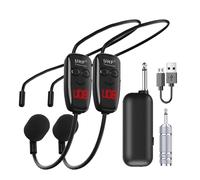 Microphone pour casque de fitness | Microphone sans fil à main et bandeau - microphone à main avec une excellente qualité pour amplificateur vocal, haut-parleur en scène dans un espace ouvert, co ont