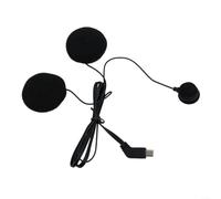 Microphone pour casque de moto, câble dur et câble souple, pour système d'interphone Cardo