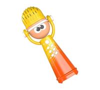 Microphone pour enfant - Adorables microphones de karaoké sans fil avec lumière, activité de développement précoce, jeu d'énigmes éducatives pour l'intérieur et l'extérieur