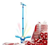 Microphone pour enfant avec lumière interactive, support réglable et jouet musical