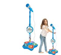 Microphone pour Enfant avec Support - Machine de karaoké Portable de 99,37 Pouces | Hauteur réglable Smart Connection Jouet Chantant avec lumière pour Filles Cadeau