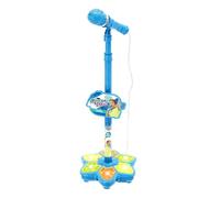 Microphone pour enfant - Dispositif de chant sans fil avec lumières multicolores - Kit karaoké avec support intégré | pour fêtes, anniversaires, activités scolaires et jeux à la maison