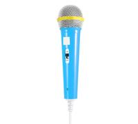 Microphone pour enfants, vidéo musicale, storytelling, microphone de fête pour enfants (bleu)