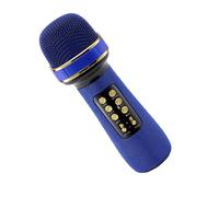 Microphone pour, microphone pour karaoké - Microphone portable sans fil - sans fil tout-en-1 avec lumières LED pour réunions de, fournitures de fête