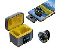 Microphone pour téléphone, clip magnétique, petit microphone pour enregistrement, suppression du bruit, autonomie de la batterie 12 h, haut-parleur pour vidéo sociale en direct, chant, média, appareil