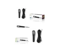Microphone PRO Dynamique Karaoké Câble 5.00 m 80 Hz - 12 kHz 600 Ohm -75 dB METAL GRIS