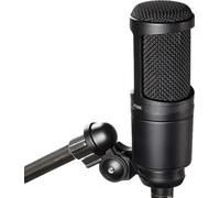 Microphone professionnel à condensateur, modèle unidirectionnel, design compact, AT2020
