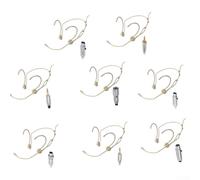 Microphone professionnel sans fil avec cartouche à condensateur omnidirectionnel et design confortable pour une utilisation prolongée (A)