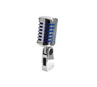 Microphone Rétro DM878 en métal avec une prise XLR et un connecteur pour trépied - Mallette de transport