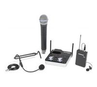Microphone Samson Concert 288m ALL-IN-ONE - 1 micro main, 1 émetteur ceinture, 1 micro-casque 1 micro-cravate G