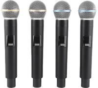 Microphone sans fil 164 -pied -plage VHF -bande 4 Cordless Handheld Dynamic Mic pour le karaoké -enregistrement de scène