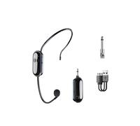 Microphone Sans Fil 2,4 G, Longue Portée 30 M, pour Amplificateurs de Voix, Haut-Parleurs, Karaoké, Enseignement, Discours en Plein Air