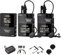 Microphone Sans Fil 2,4 Ghz, Micro Cravate Sans Fil Boomx-D2 Pro, 2 Émetteurs & 1 Récepteur, Pour Reflex Numérique, Smartphone, Ordinateur Et Ordinateur Portable Pour Interview En Direct[Q1428]