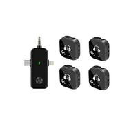 Microphone Sans Fil 5.8G Double Ecouteur Monitoring Longue Durée Faible Latence