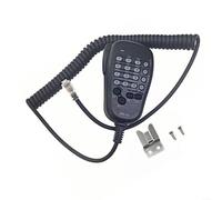 Microphone sans fil 6 broches MH-48A6J compatible avec Yaesu FTM-100DR FT-7900R FT-8900R FT-8800R FT-2900R FT-1900R, 4 boutons programmables, rétroéclairage LED, réduction du bruit, câble robuste IP54