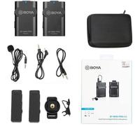 Microphone sans fil Audio Recorder BOYA BY-WM4 Sans Fil Micro-cravate Système Compatible pour Canon Nikon Sony