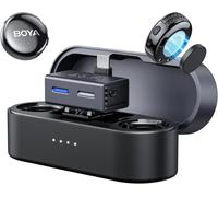 Microphone sans fil Boyalink 3 Lavalier 24 bits, Réduction Bruit IA 40 dB, 2 Émetteurs, 30h Autonomie, USB-C, Contrôle App