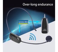 Microphone sans fil, casque, micro pour amplificateur vocal, haut-parleur, Guide touristique d'enseignement